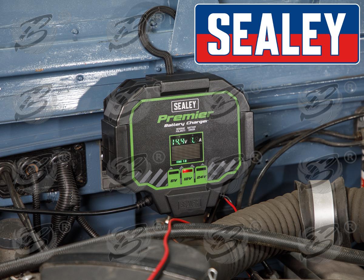 SEALEY 8A FULLY AUTOMATED BATTERY CHARGER