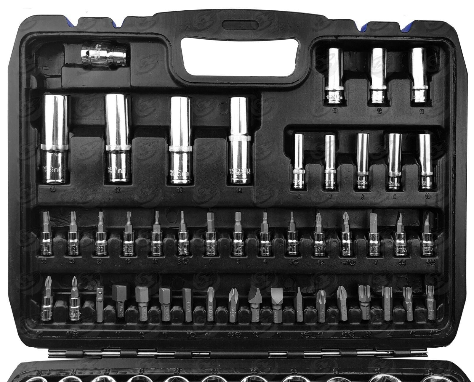 US PRO 94PCS 1/4" & 1/2" DRIVE SOCKET & BIT SET 4MM - 32MM