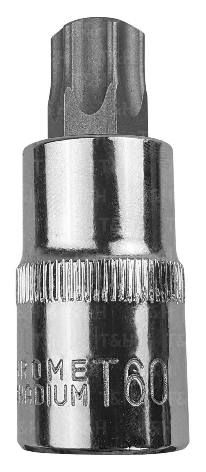 US PRO T60 1/2" DRIVE 55MM LONG TORX BIT SOCKET ( SINGLE )