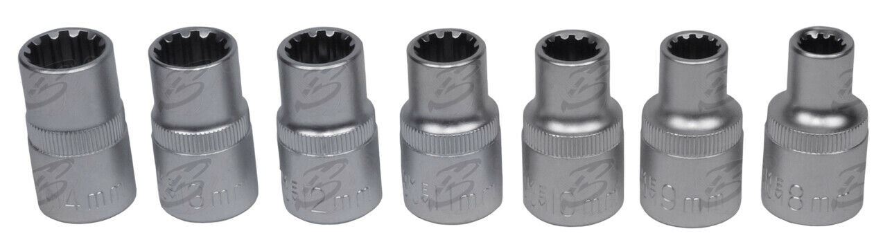 BLUESPOT 19PCS 1/2" DRIVE GEAR LOCK SOCKETS 8MM - 32MM