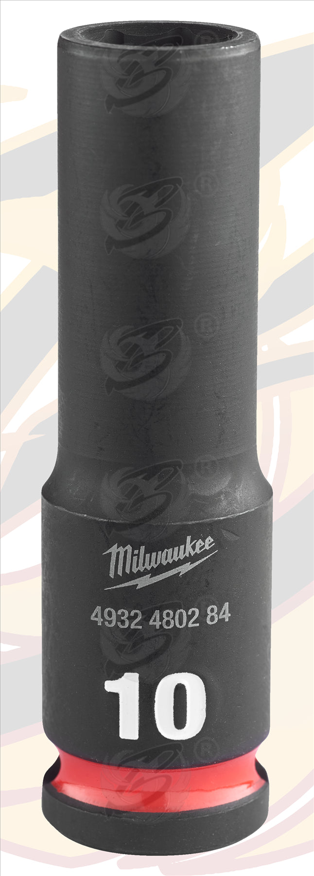 MILWAUKEE 10MM 3/8" DRIVE 6 POINT DEEP IMPACT SOCKET ( SINGLE )