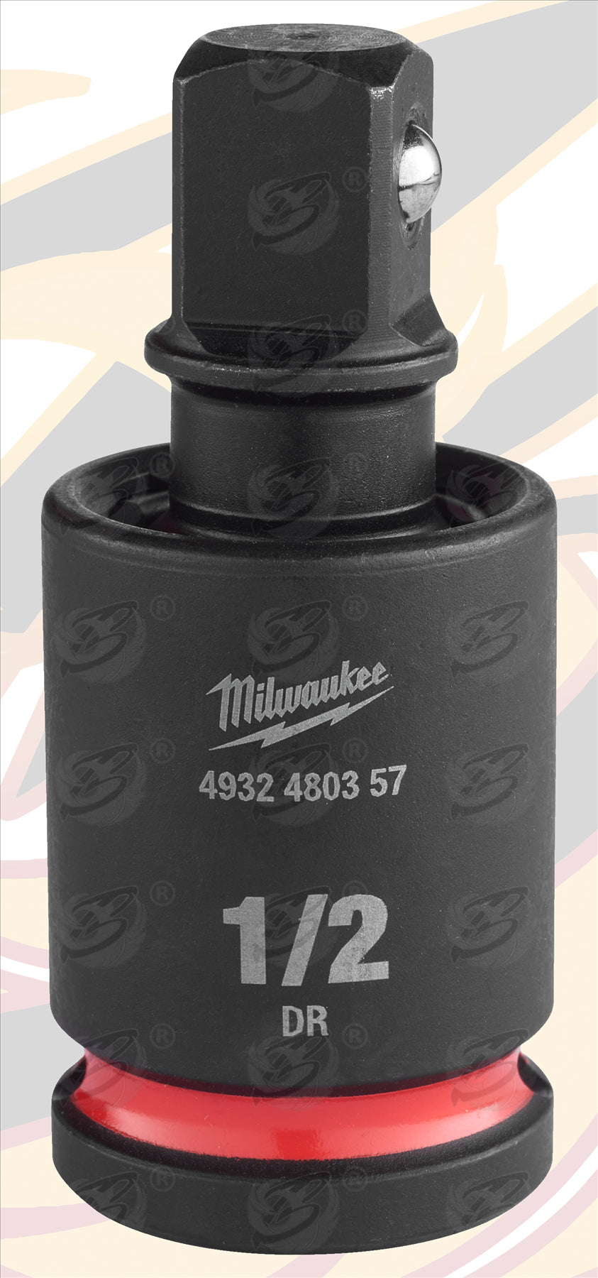 MILWAUKEE 13PCS 1/2" DRIVE 6 POINT SHALLOW IMPACT SOCKETS & ADAPTER SET 10MM - 24MM ( SHOCKWAVE IMPACT DUTY )