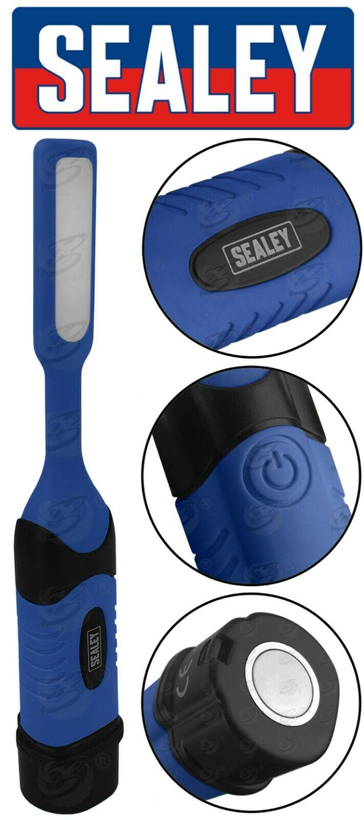 SEALEY SMD LED FLEXIBLE MAGNETIC POCKET INSPECTION TORCH ( BLUE )