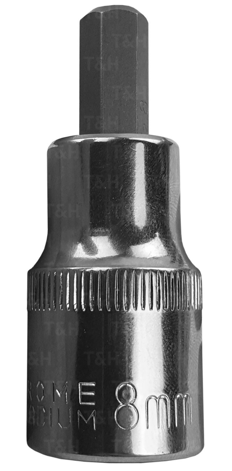 US PRO H8 1/2" DRIVE 55MM LONG HEX BIT SOCKET ( SINGLE )