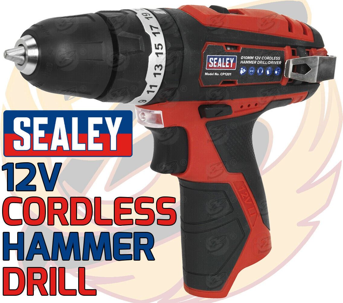 SEALEY 12V CORDLESS COMBO KIT ( DRILL - RATCHET WRENCH - RECIPROCATING SAW - IMPACT DRIVER )
