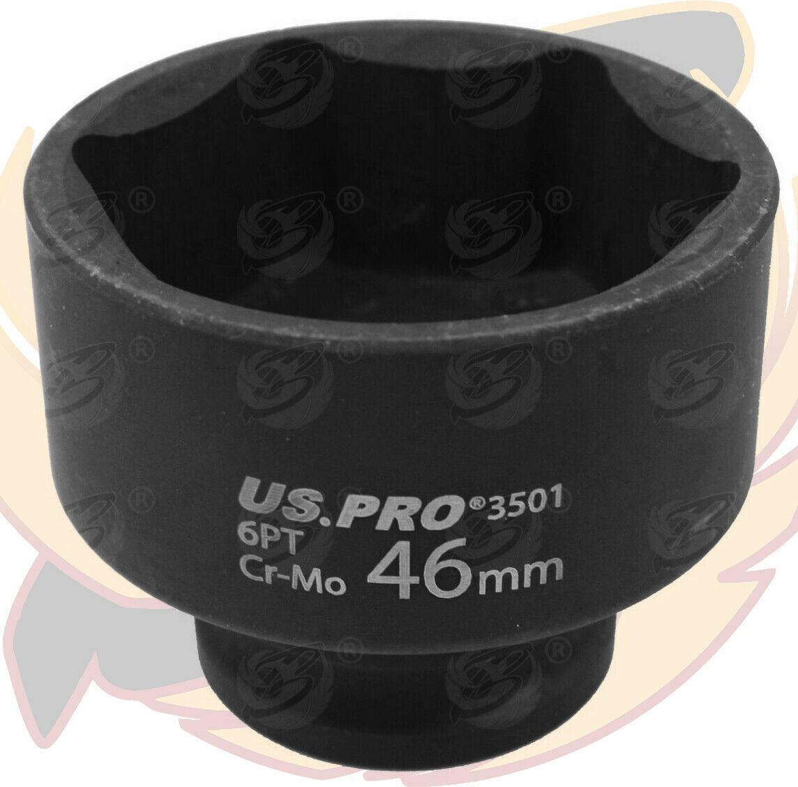 US PRO 46MM 1/2" DRIVE 6 POINT SHALLOW IMPACT SOCKET ( FOR TRIUMPH ) ( SINGLE )