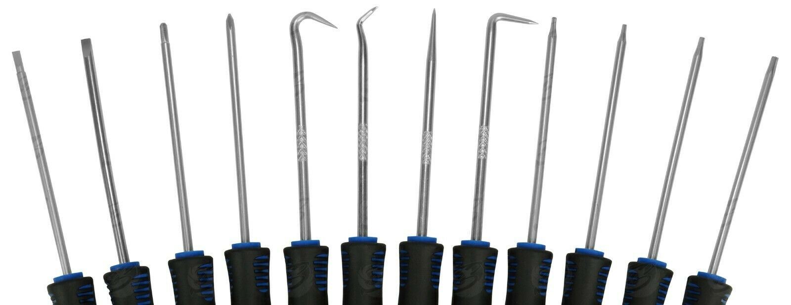 BLUESPOT 12PCS PRECISION HOOK, PICK & SCREWDRIVER SET