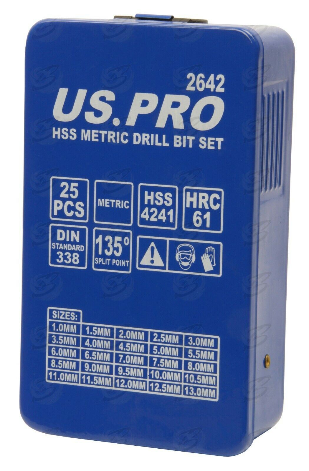 US PRO 25PCS HSS METAL DRILL BITS 1MM - 13MM