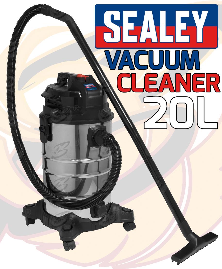 SEALEY 30L WET & DRY VACUUM CLEANER 1000W 230V