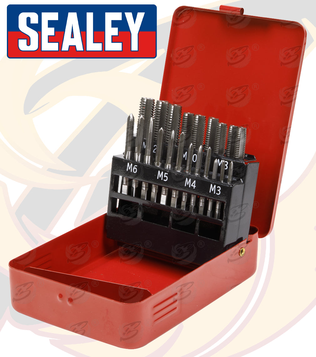 SEALEY 10PCS METRIC TAP SET M3 - M12