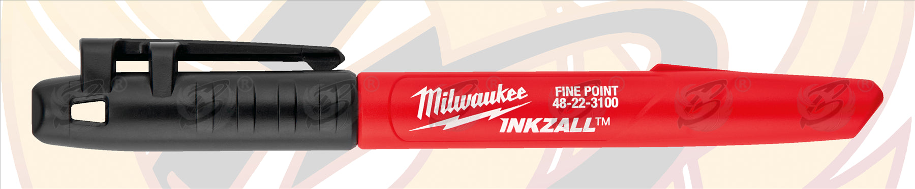 MILWAUKEE INKZALL 1mm ALL SURFACE MARKER PEN ( x36 )