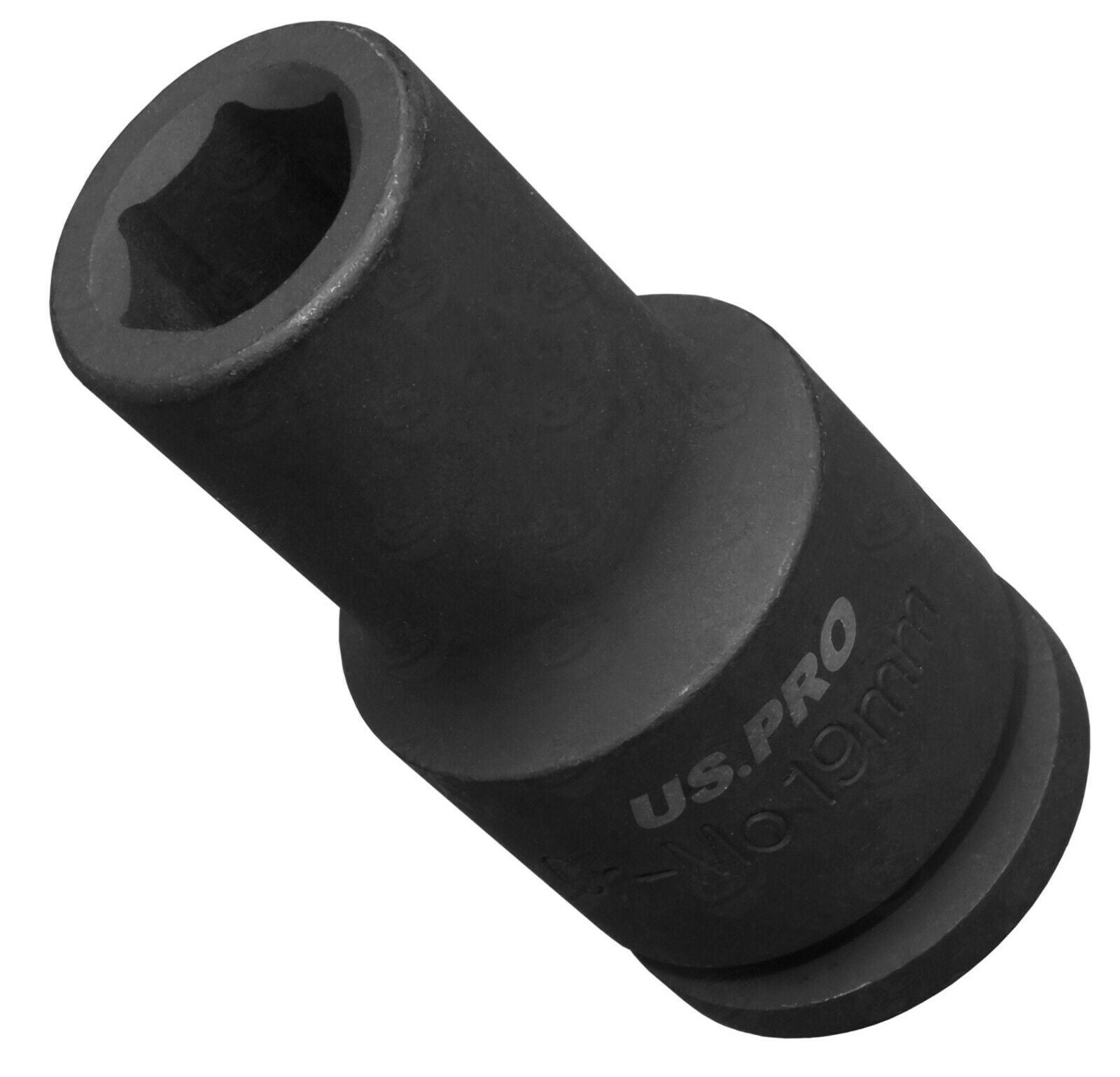 US PRO 19MM 3/4" DRIVE 6 POINT DEEP IMPACT SOCKET ( SINGLE )